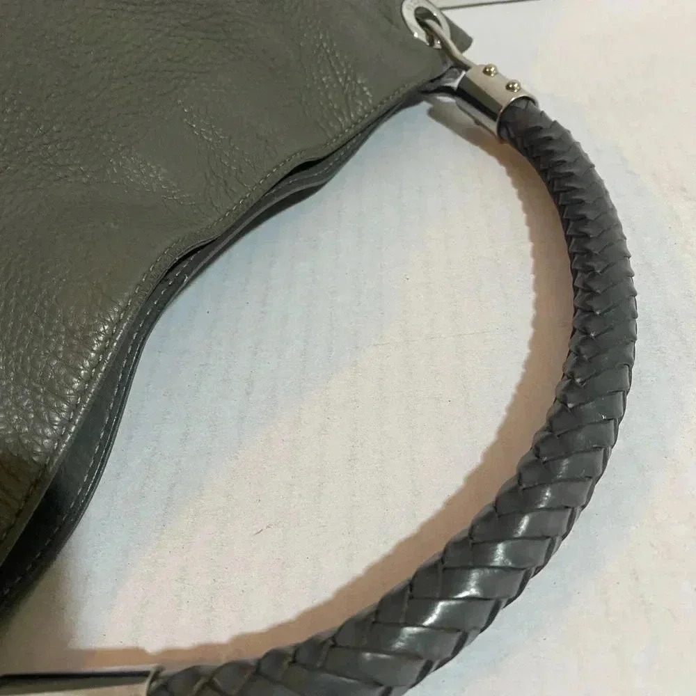 Michael kors grey distressed leather hobo/ shoulder handbag - Picture 14 of 15